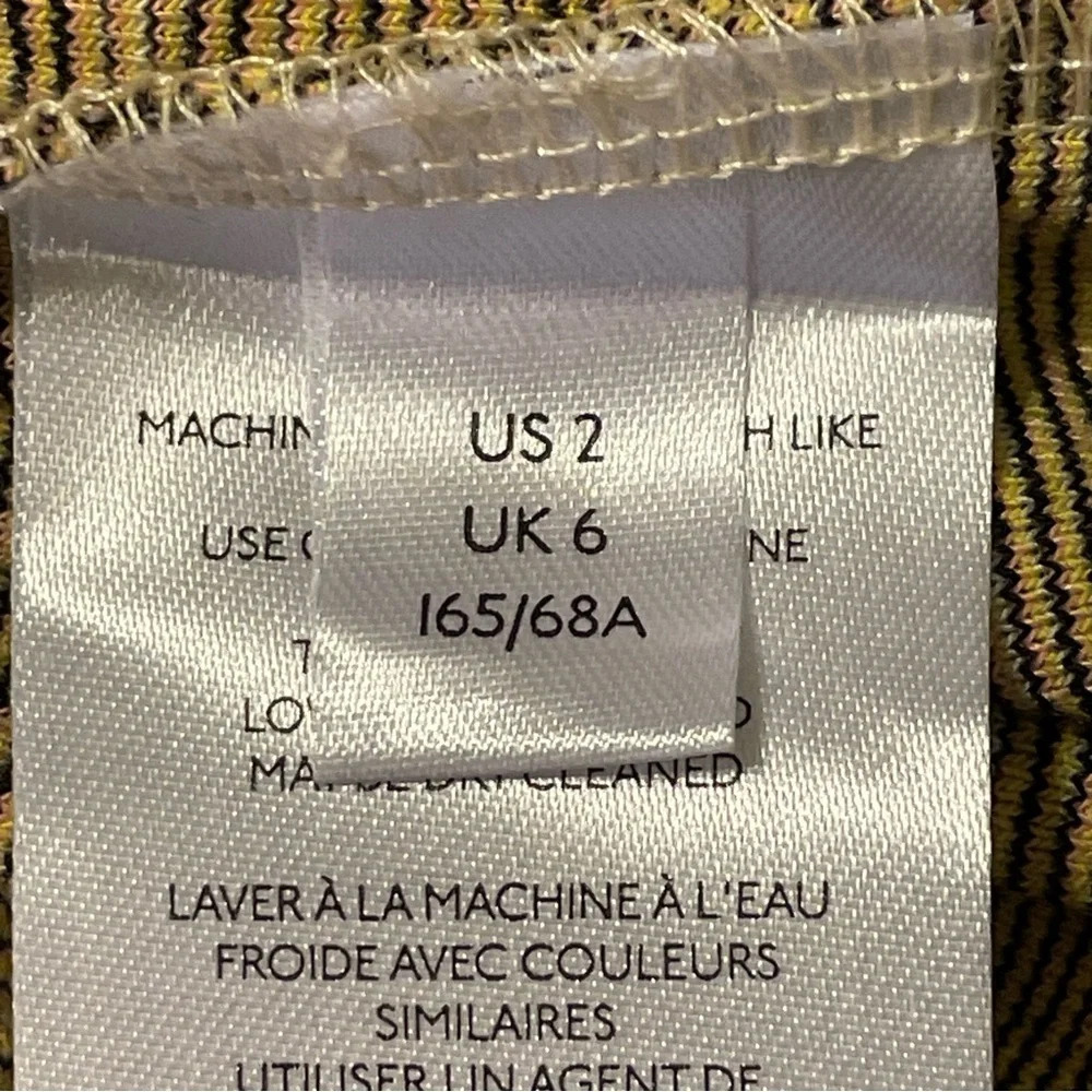 FREE‎ PEOPLE NWOT Honey Pleated Skirt in Retro Sunshine Combo - Picture 10 of 13